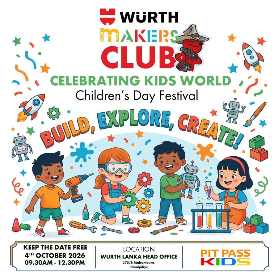 The original Würth Makers Club flyer